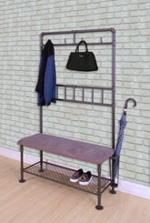 Pipe Garderobe mit Sitzbank