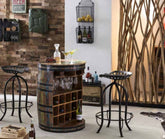 Barschrank Fassförmig - Boat