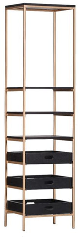 Toscana Gold Regal mit Ausziehkisten