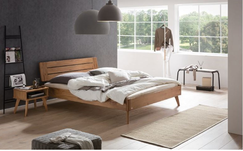 Bett Ruben Wildeiche natur geölt