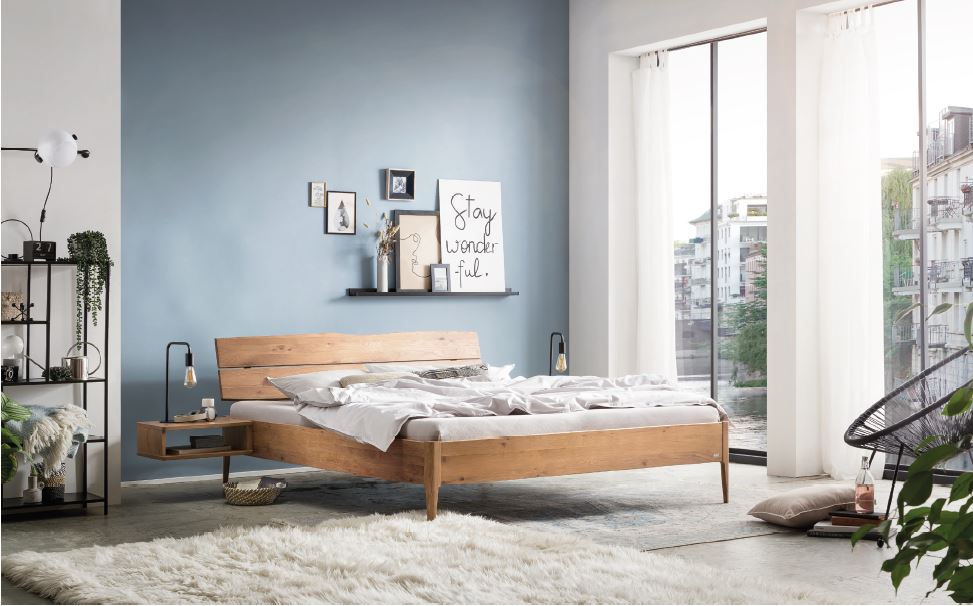 Bett Sebastian Wildeiche natur geölt