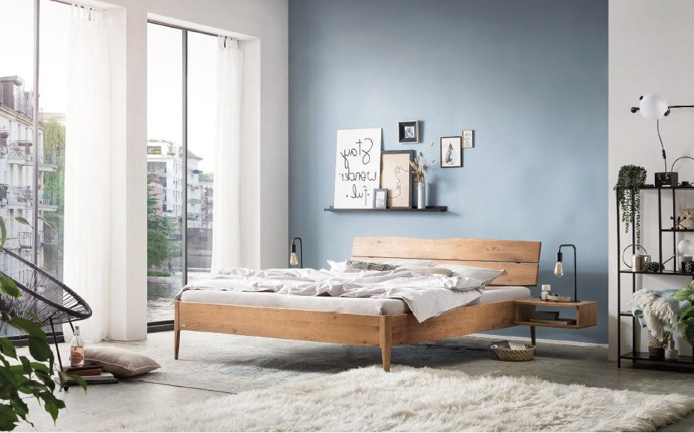 Bett Sebastian Wildeiche natur geölt