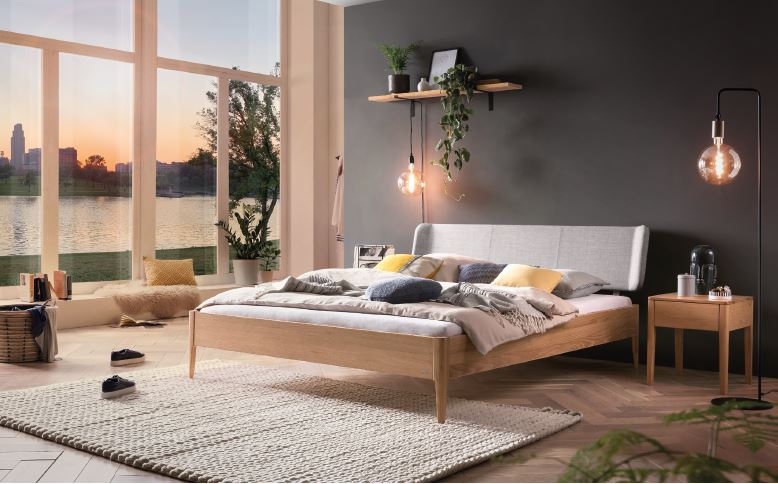 Bett Pietro Wildbuche natur geölt