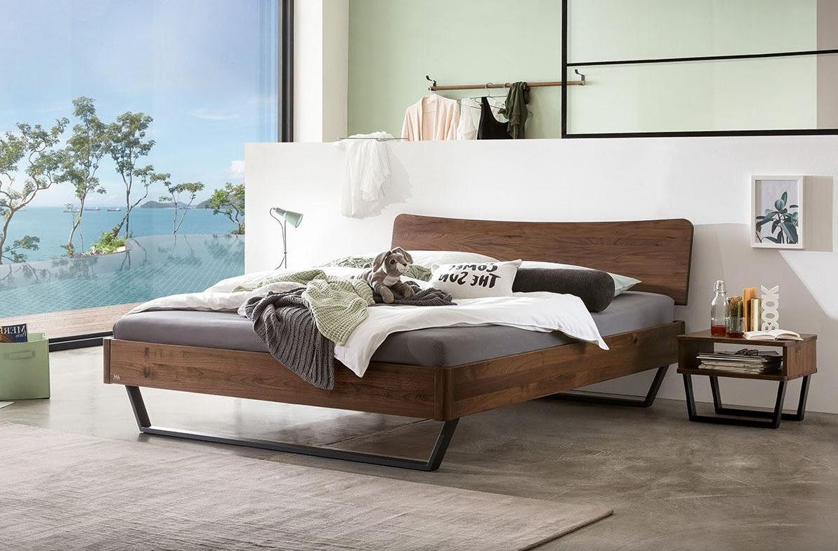 Bett Trento Wildbuche natur geölt