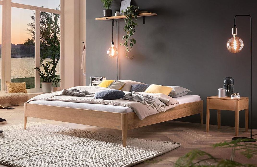 Bett Parma Wildbuche natur geölt