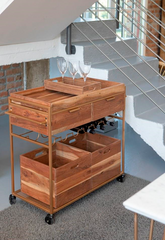 Weinwagen Vin Bordeaux