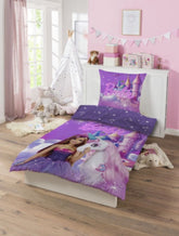 Princess Barbie - Baumwollbettwäsche Set 160x210 + 65x100 cm