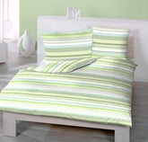 Green Stripe - Seersuckerbettwäsche