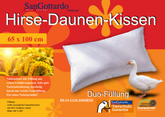 Hirse-Daunen Kissen