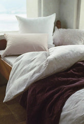 organic satin bed linen Sahara