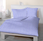 Linge de lit en seersucker renforcé à carreaux