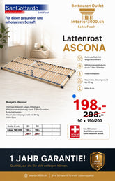 slatted frame Ascona