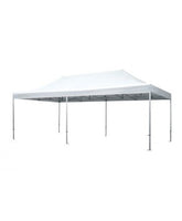 Gartenzelt Lux, 4m x 8m, weiss