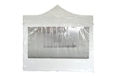Seitenwand mit Panoramafenster, Gartenzelt Luxury, 4 m