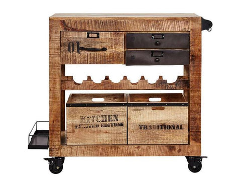 IN VINO VERITAS – Wein- Servierwagen