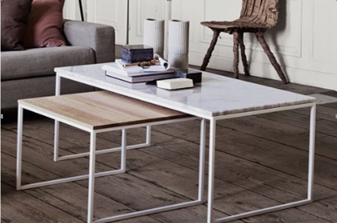 MARA SALONTISCH 60CM  Marble und Wood- Kollektion von SAN  GOTTARDO