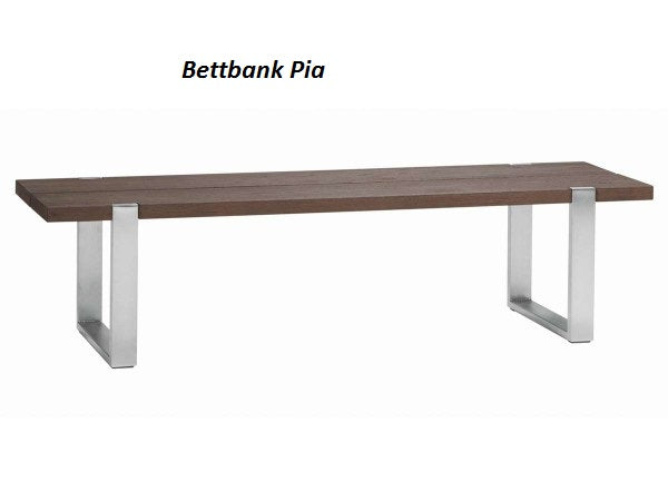 Bettbank Pia mit Kissen