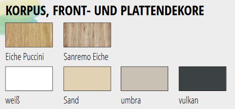 Sonia Kommode mit 6 Schubkasten