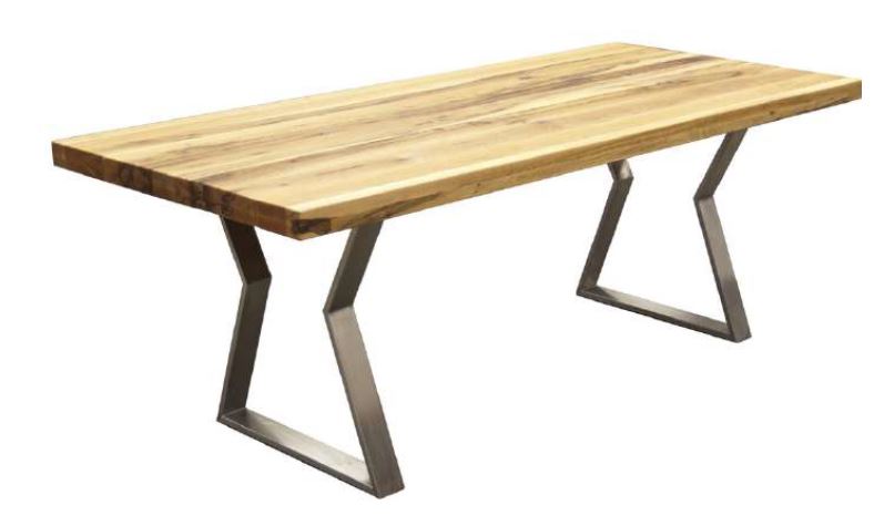 Sigma Tisch aus Wildeiche Massiv