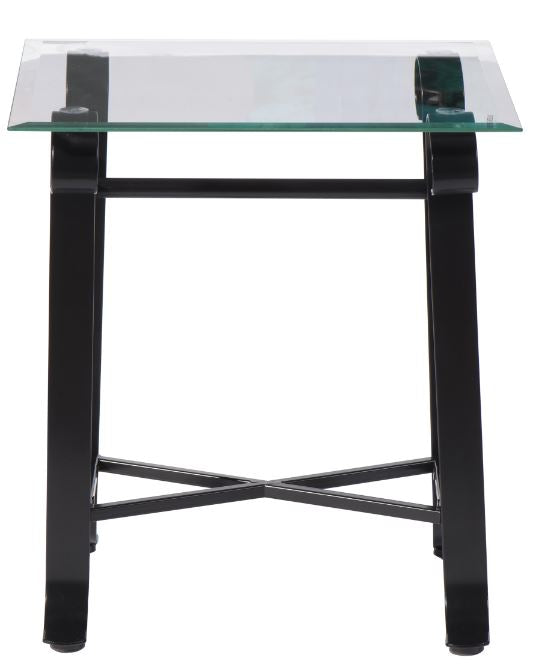 HIT  Gomo Nachtkommode aus Glas und Metall