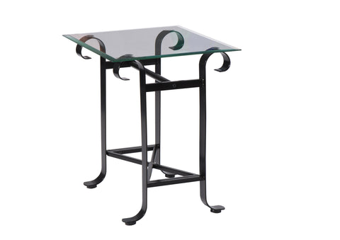 LIQUIDATION Gomo Nachtkommode aus Glas und Metall