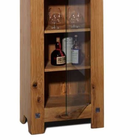 Massivholz Vitrine Castello