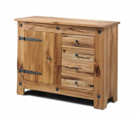 Massivholz Sideboard Castello (1-türig)