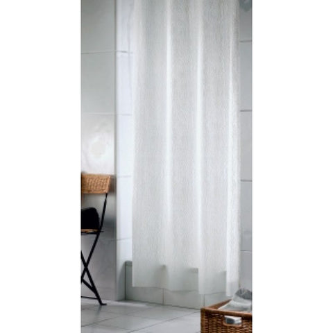 Textil- Duschvorhang dezent