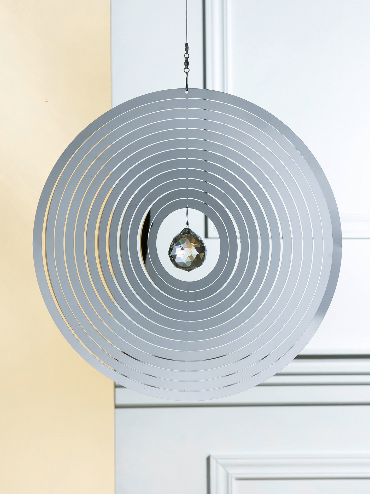 Edelstahl - Windspiel - Circle
