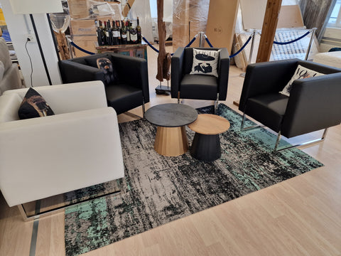 Sessel Ascona Schwarz Kunstleder pro Stück