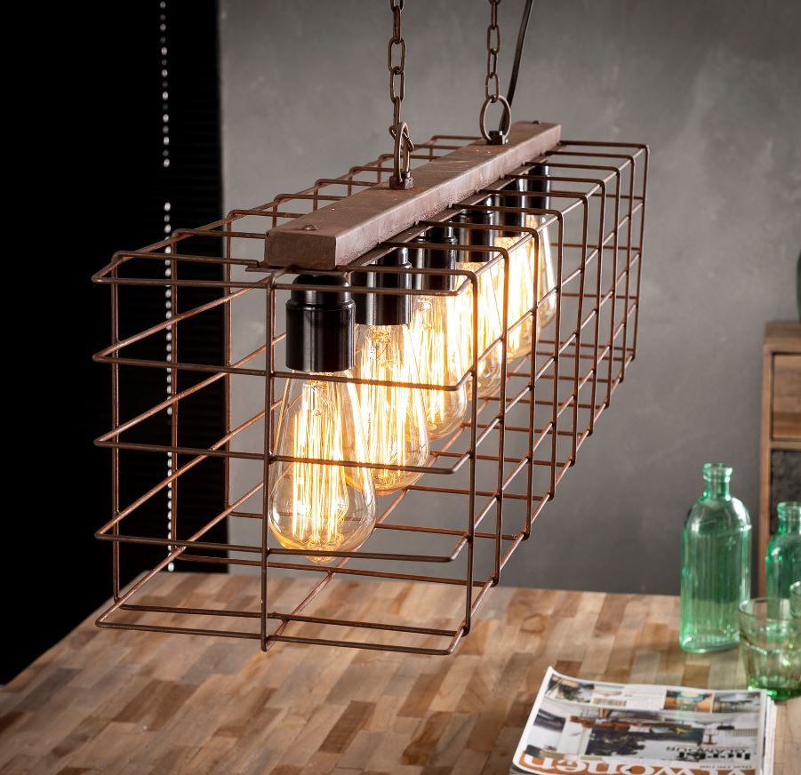 Hängelampe Cage Industrial Look