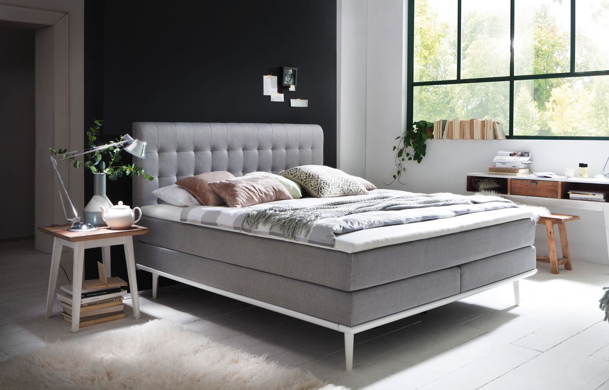 Boxspringbett Maxi Kopfteil Kapituniert Porto