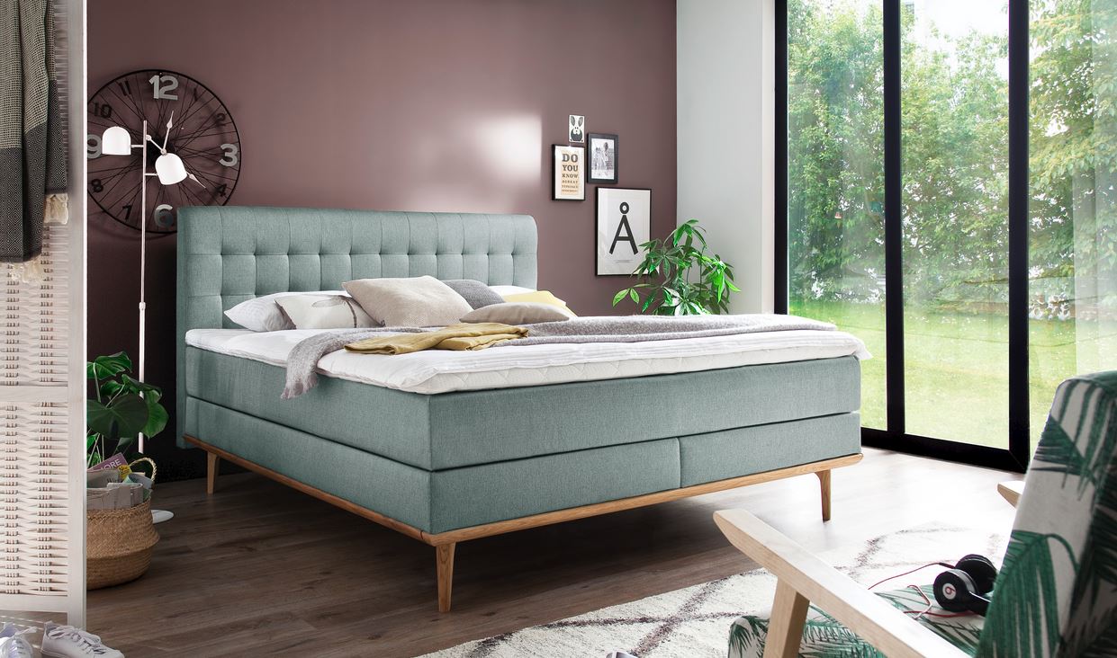 Boxspringbett Maxi Kopfteil Kapituniert Melva