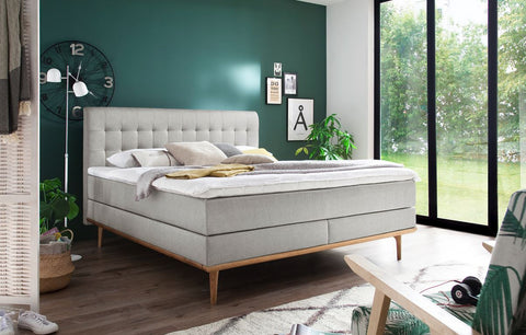 Boxspringbett Maxi Kopfteil Kapituniert Melva