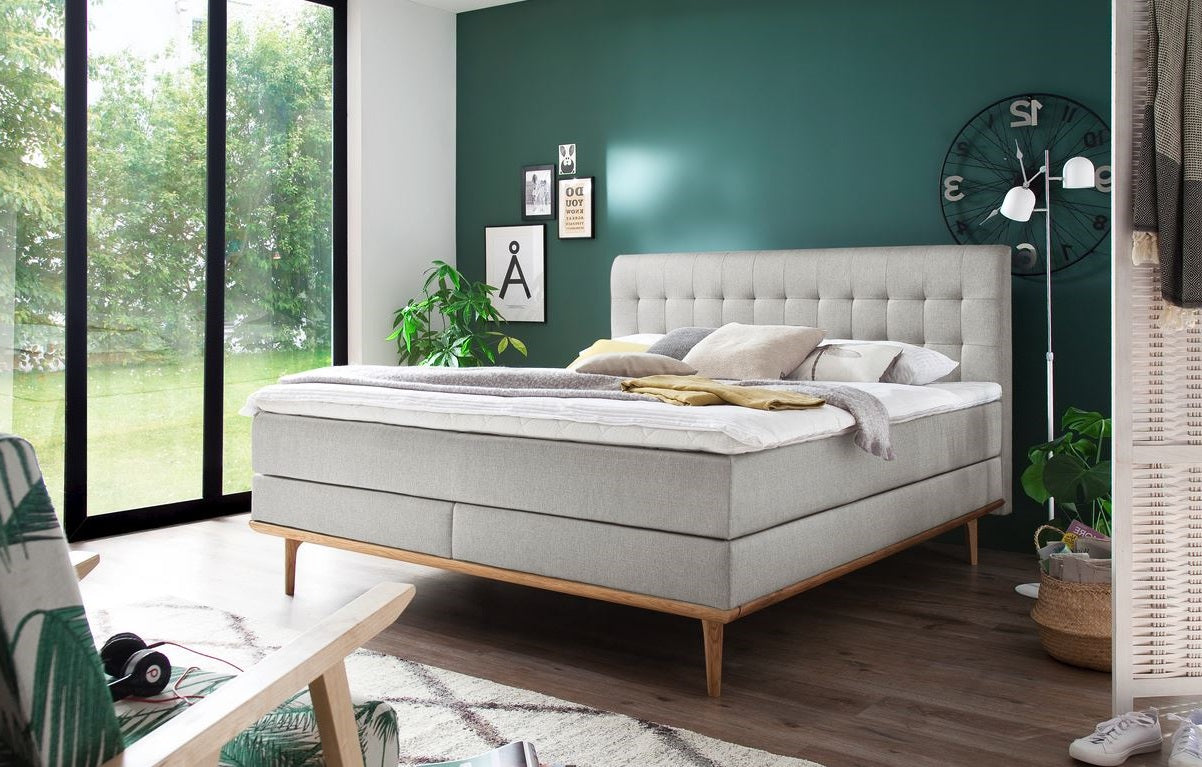 Boxspringbett Maxi Kopfteil Kapituniert Melva