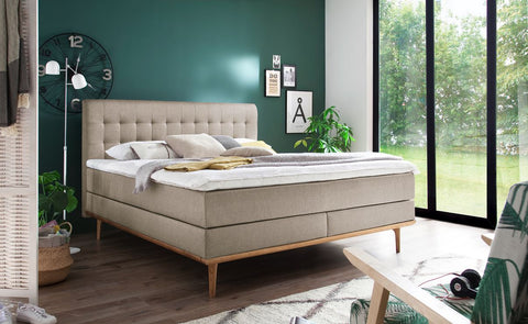 Boxspringbett Maxi Kopfteil Kapituniert Melva