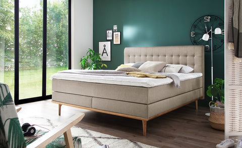 Boxspringbett Maxi Kopfteil Kapituniert Melva
