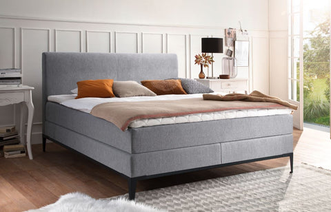 Boxspringbett Modern Style Kopfteil Glatt