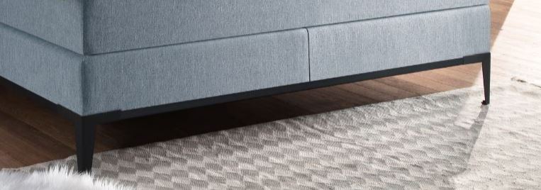 Boxspringbett Modern Style Kopfteil Glatt