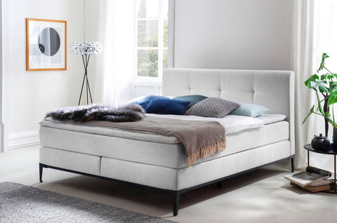 Boxspringbett Modern Style Kopfteil 3-Punkt-Steppung