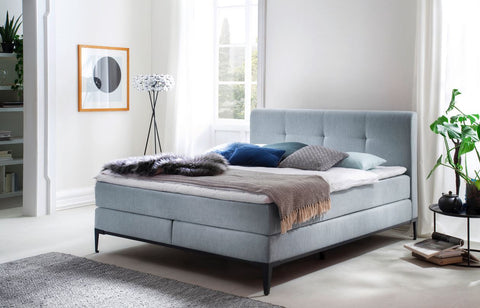 Boxspringbett Modern Style Kopfteil 3-Punkt-Steppung