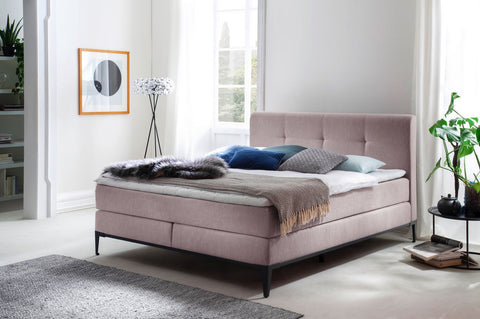 Boxspringbett Modern Style Kopfteil 3-Punkt-Steppung