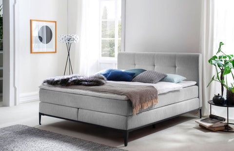 Boxspringbett Modern Style Kopfteil 3-Punkt-Steppung