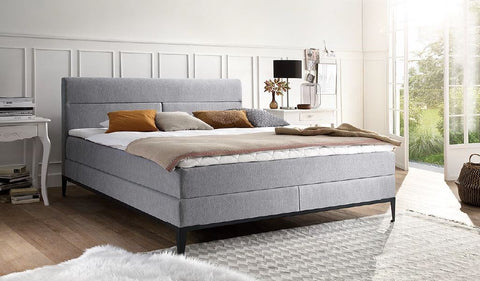 Boxspringbett Modern Style Kopfteil Quer- und Senkrechtnaht