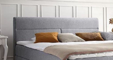 Boxspringbett Modern Style Kopfteil Quer- und Senkrechtnaht