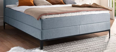Boxspringbett Modern Style Kopfteil Quer- und Senkrechtnaht