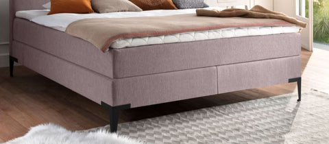 Boxspringbett Modern Style Kopfteil Quer- und Senkrechtnaht