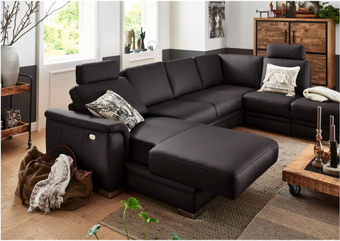 U-Gruppe Leder Biona Schwarz
