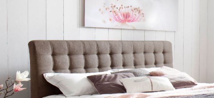 Boxspringbett mit Bettkasten Leandra Hugo Kopfteil Kapituniert