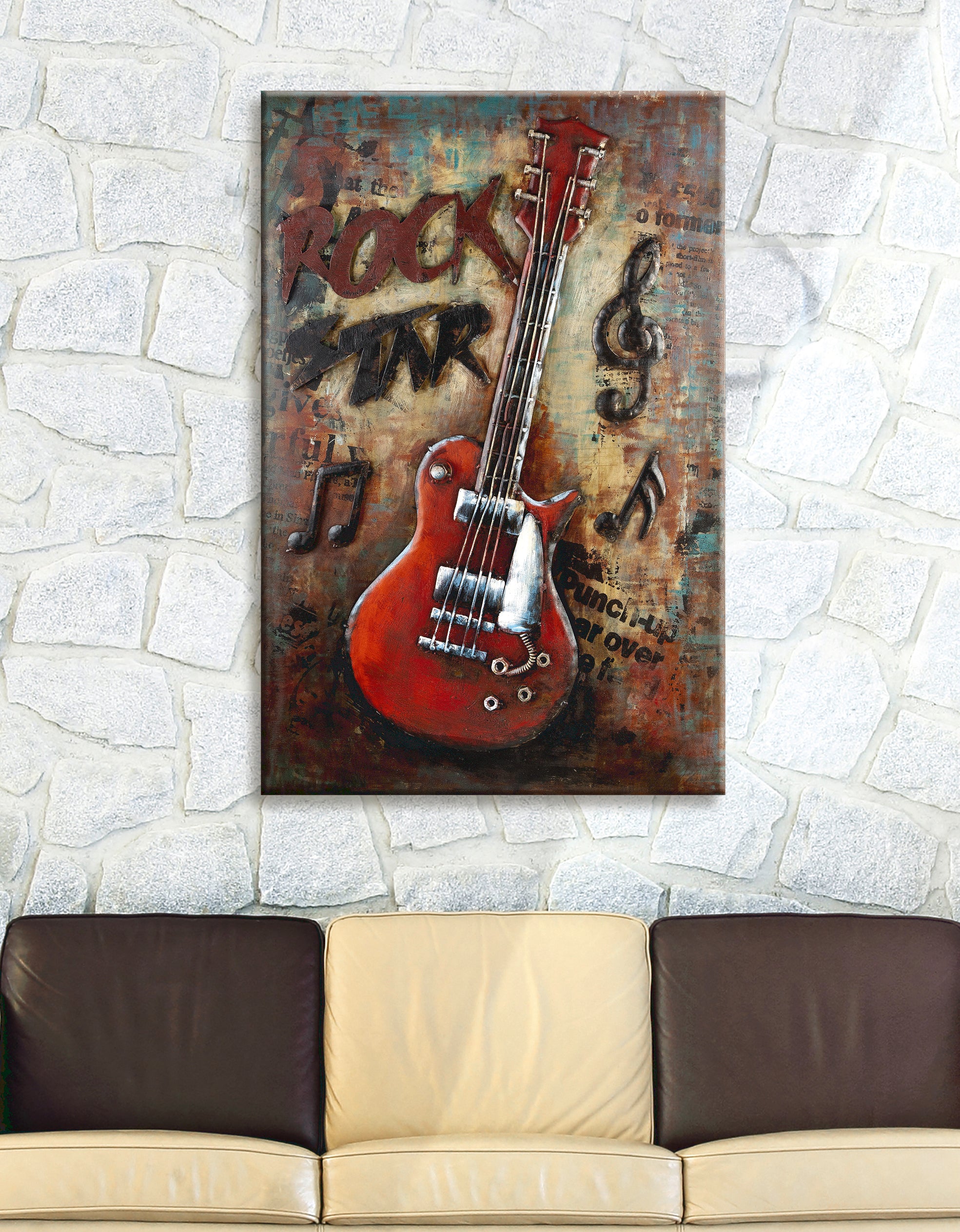 Metall- Art Gitar